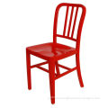 Indoor Red Mental Emeco Navy Chairs With Aluminum , Dining Room Furniture Sets